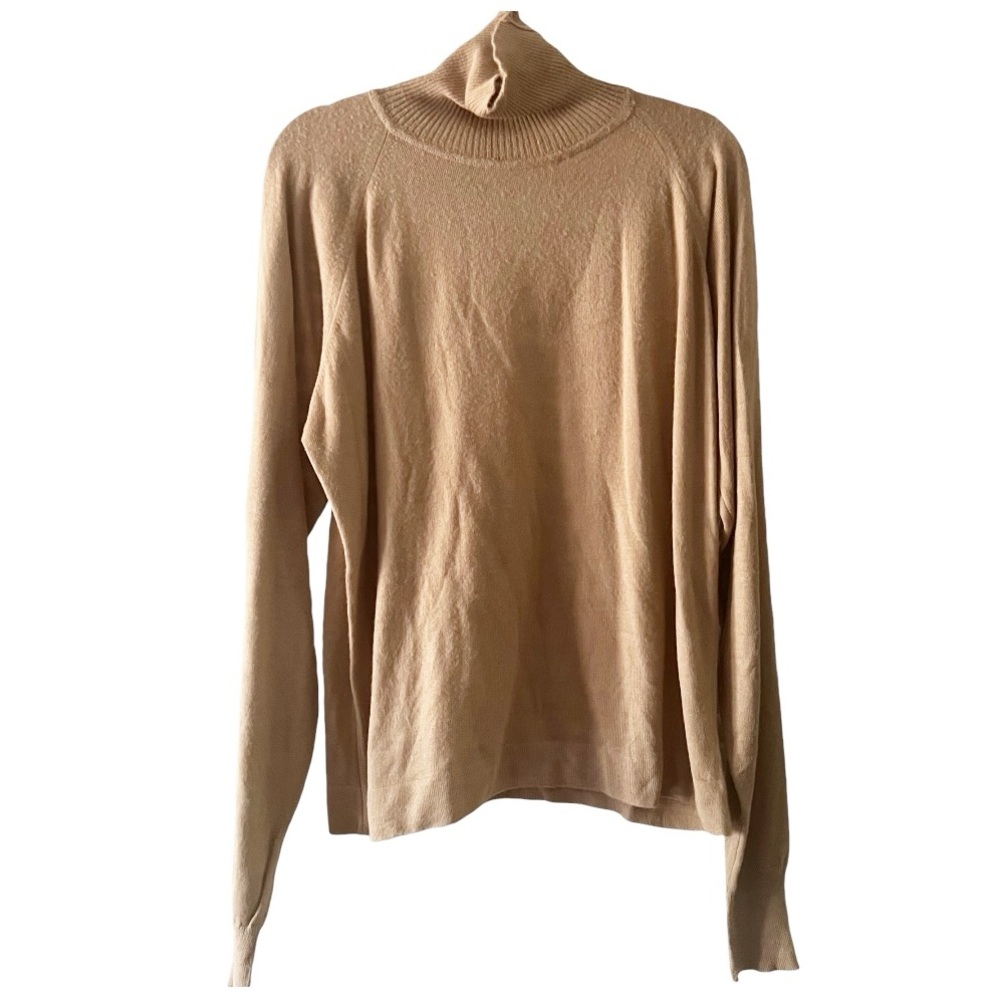 Vintage Nordstrom Cashmere Turtleneck Sweater Medium - Picture 2 of 7